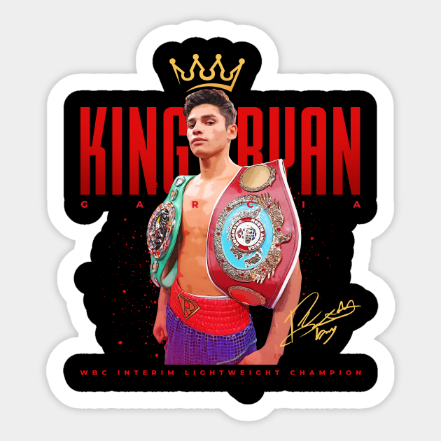 King Ryan King Ryan Garcia - King Ryan Garcia Boxing - Sticker | TeePublic